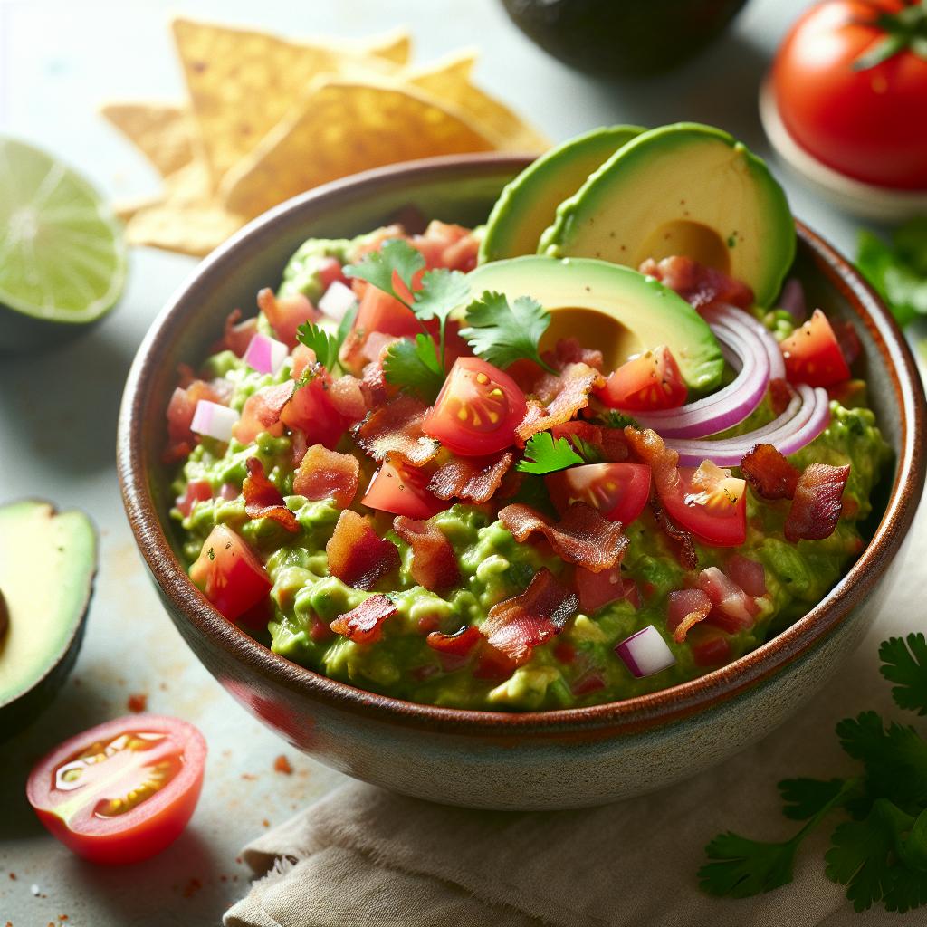 bacon and tomato guacamole