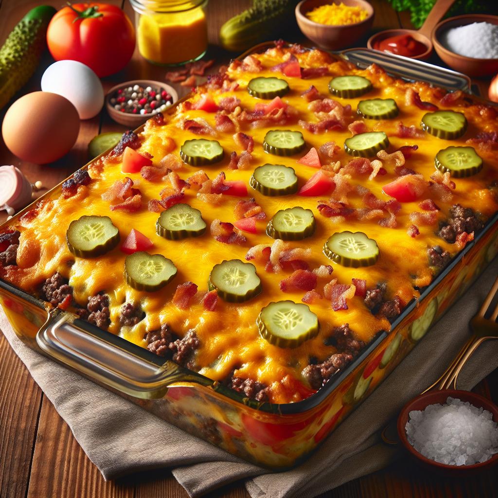 Bacon Cheeseburger Casserole