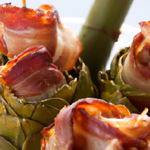 Bacon Wrapped Artichoke Hearts