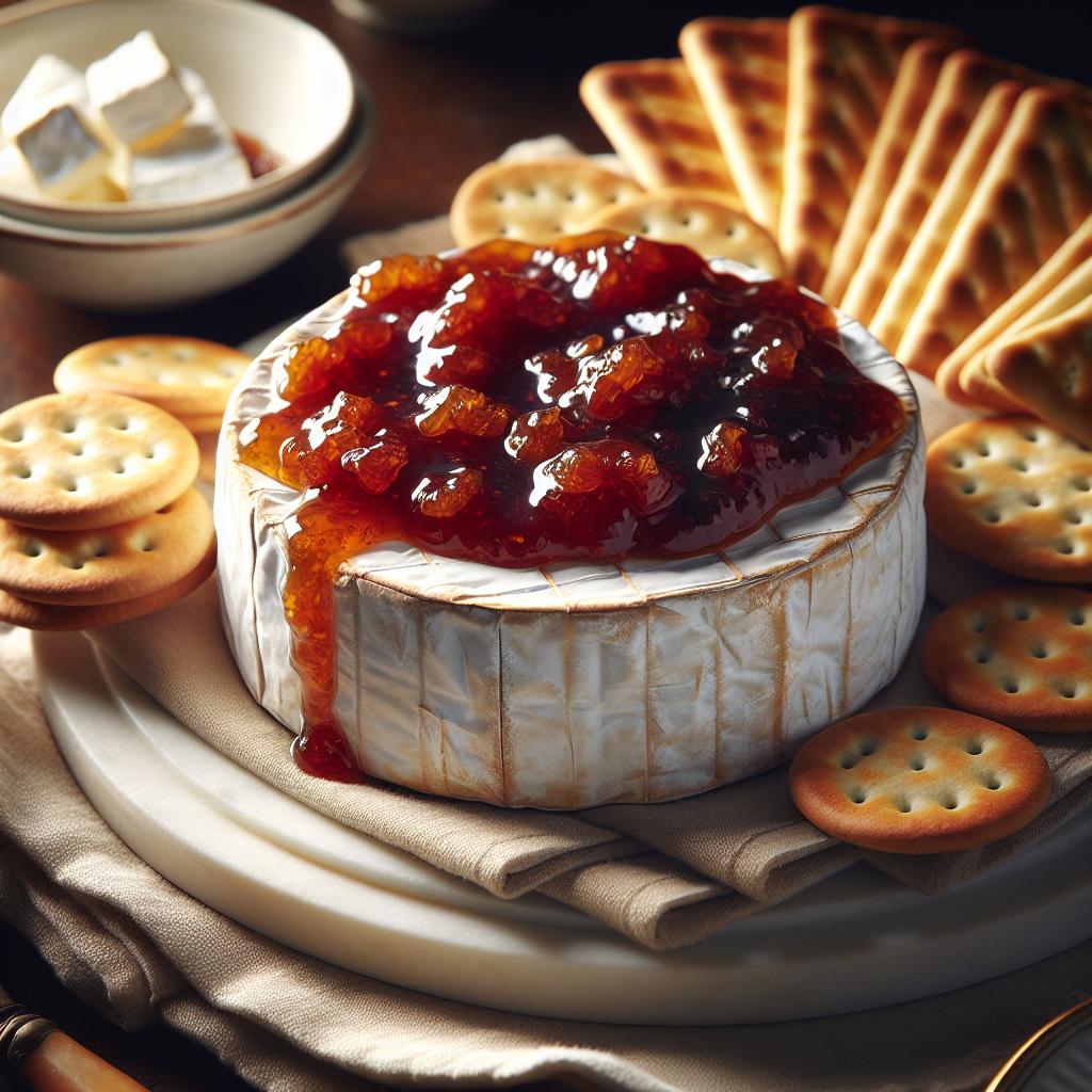 baked brie with fig jam