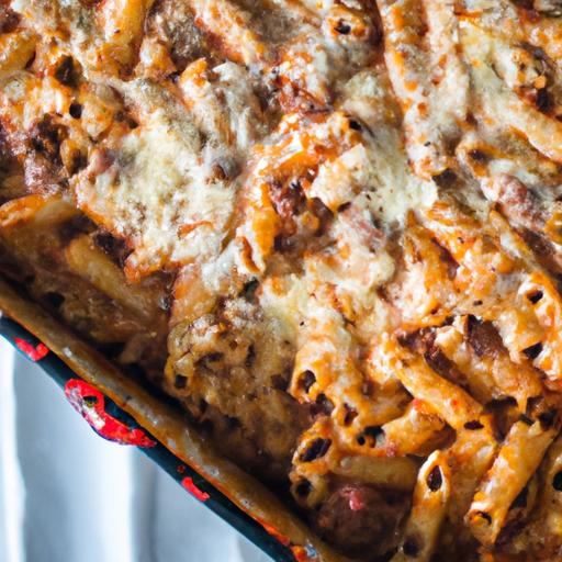 baked mostaccioli