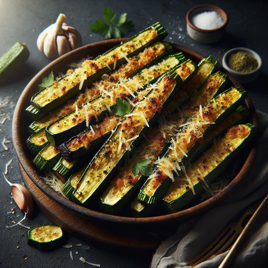 Baked Parmesan Zucchini