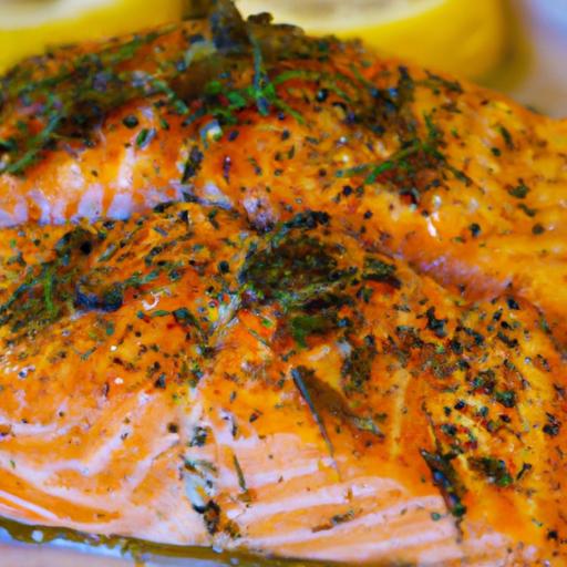 baked salmon with lemon and dill