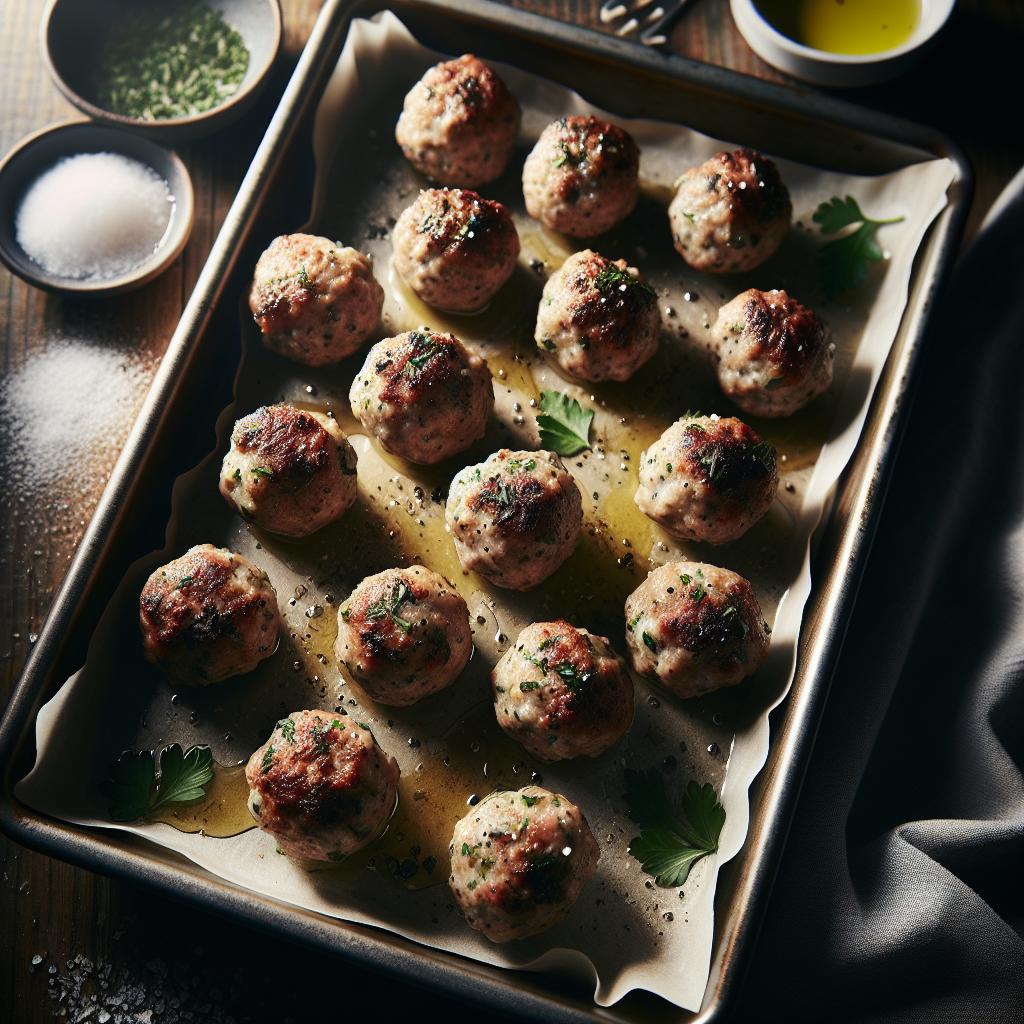 baked turkey meatballs