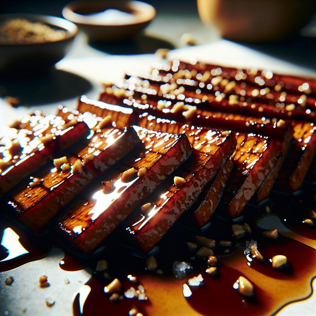 balsamic maple glazed tempeh