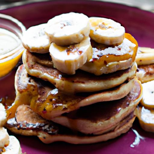 banana oat pancakes