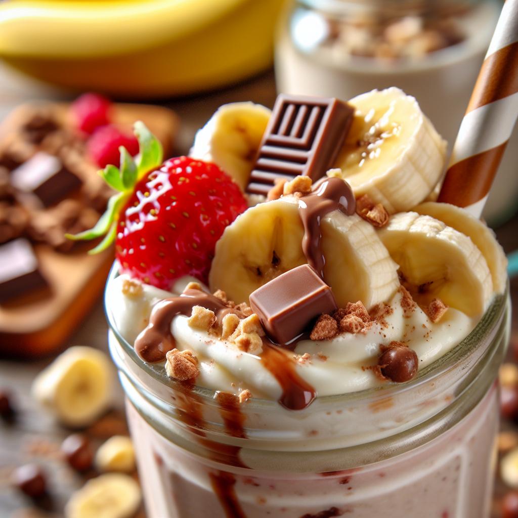 Banana Split Protein Shake