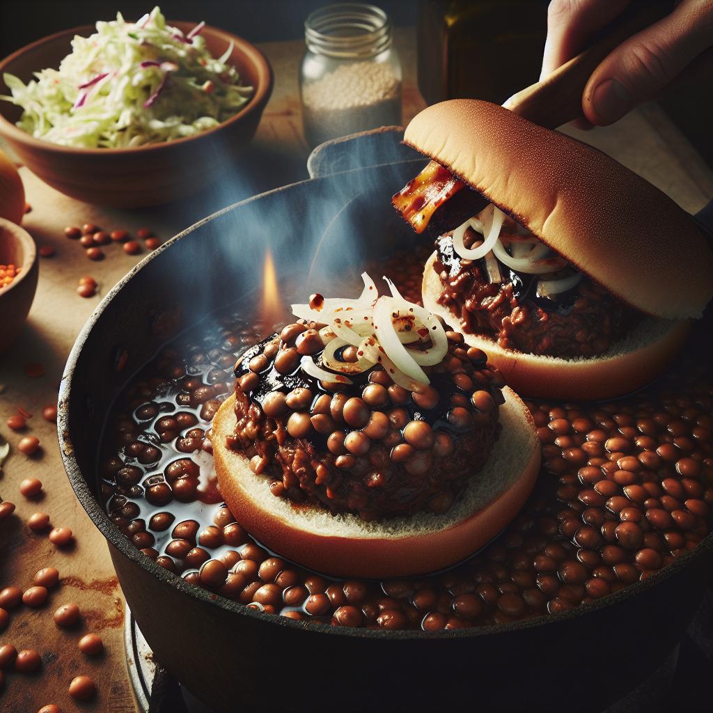 Barbecue Lentil Sandwiches