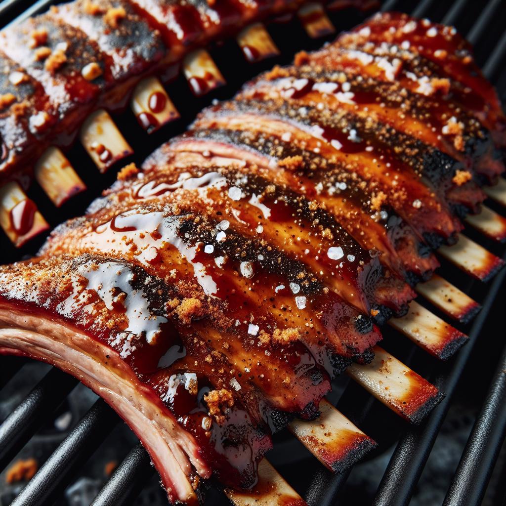 barbecue pork ribs