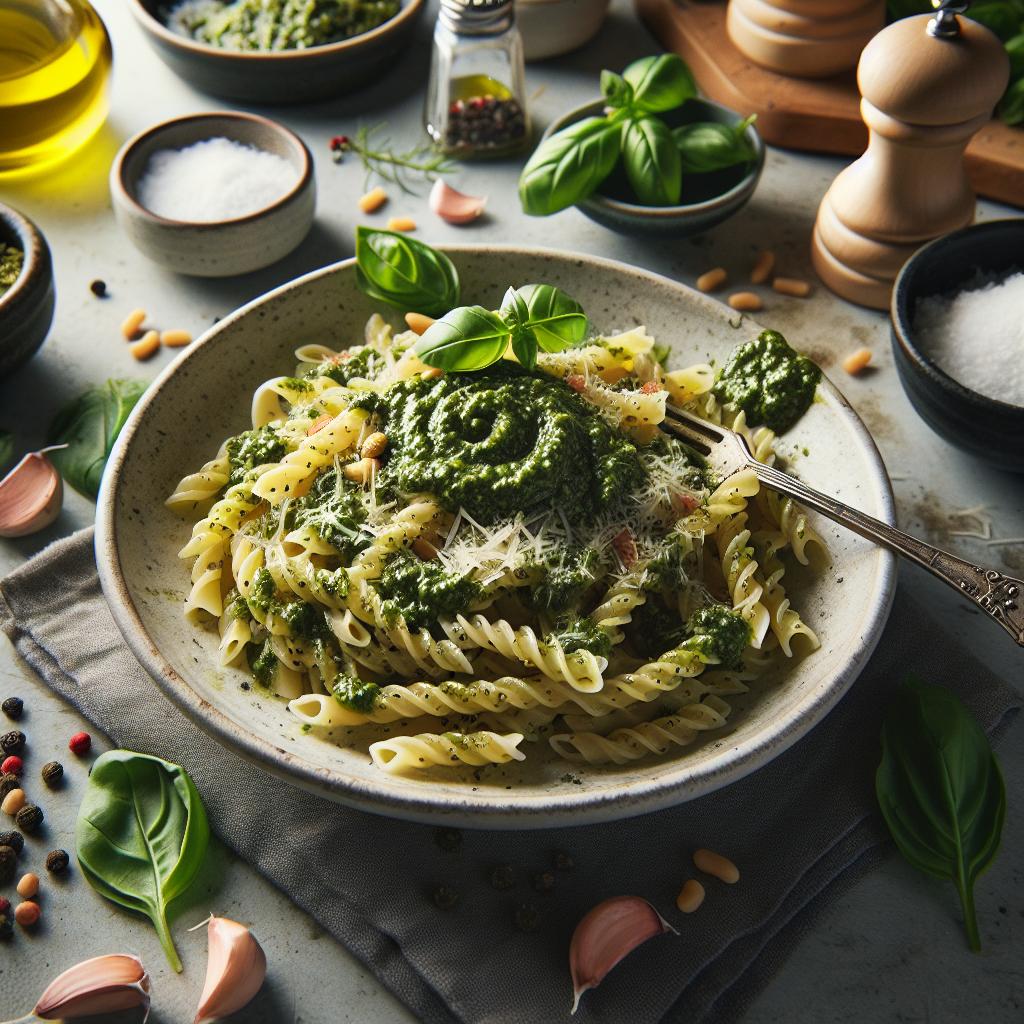 basil pesto pasta