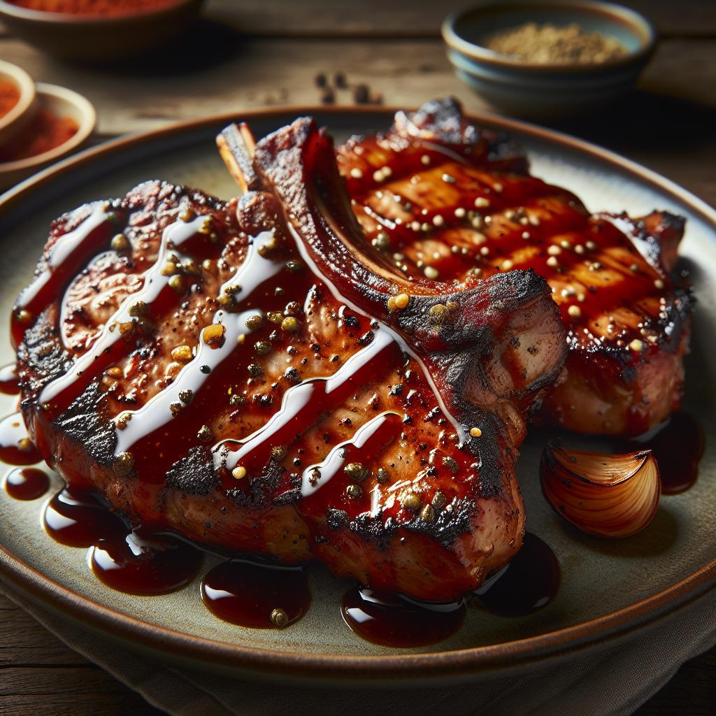 bbq pork chops