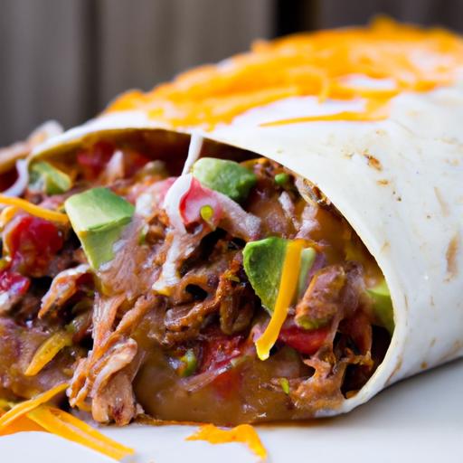 bbq pulled pork burrito