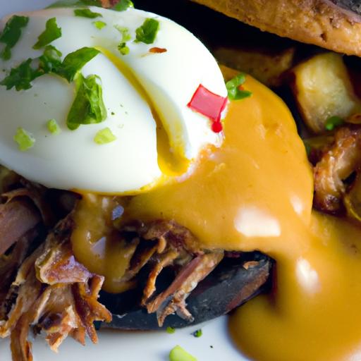 bbq pulled pork eggs benedict