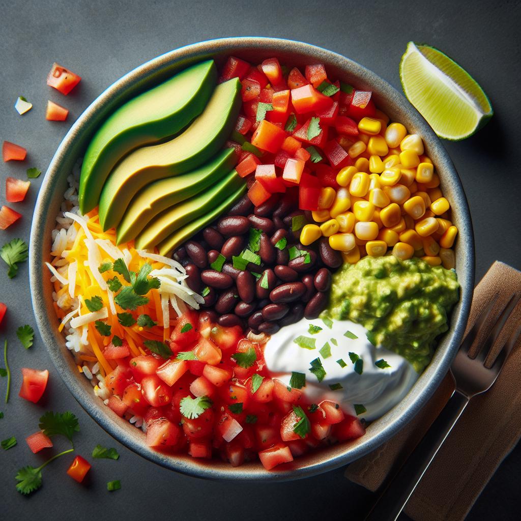 Bean and Rice Burrito Bowl