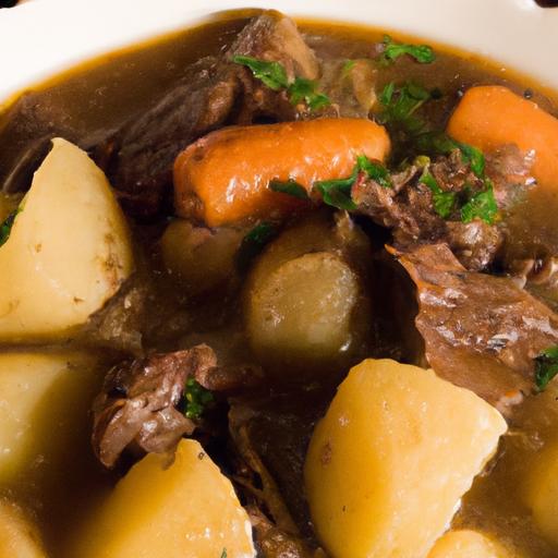 beef and parsnip stew