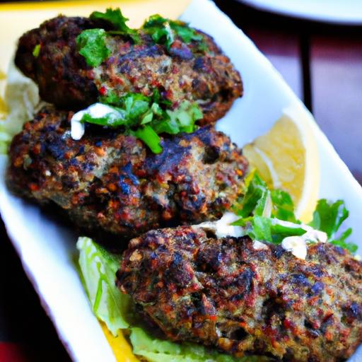 Beef Kofta with Tahini Sauce