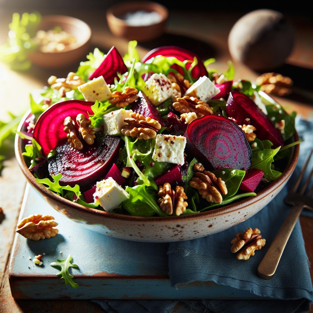 Beet and Goat Cheese Salad