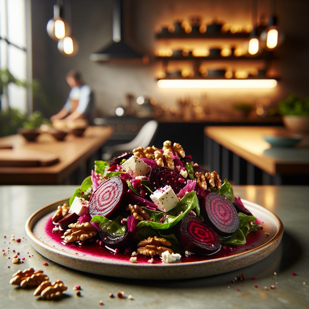 Beet Salad with Goat Cheese