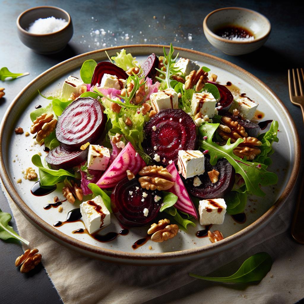 Beetroot Salad with Goat Cheese