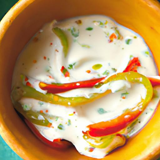 bell pepper and cilantro dip