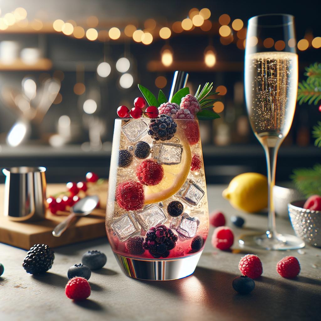 Berry Christmas Cocktail