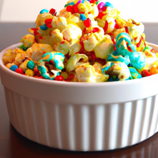 birthday cake popcorn