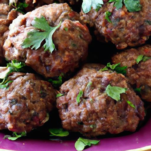 bison meatballs