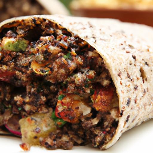 Black Bean and Quinoa Burrito