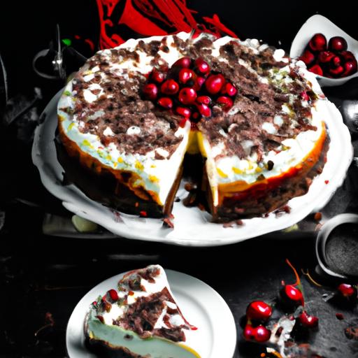 black forest cheesecake