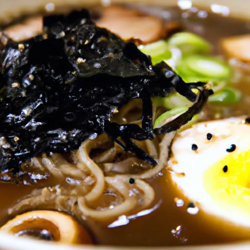 black garlic ramen