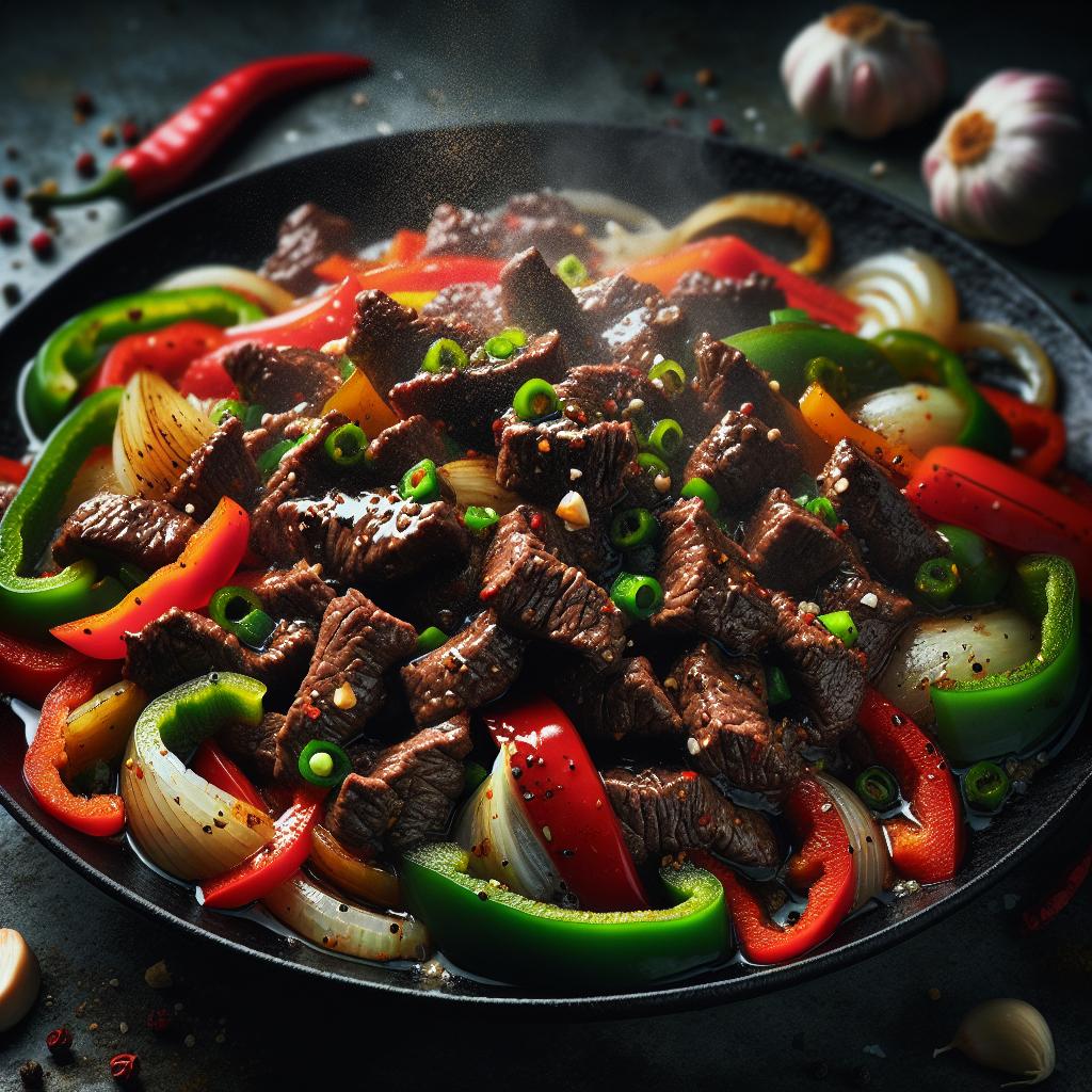 black pepper beef