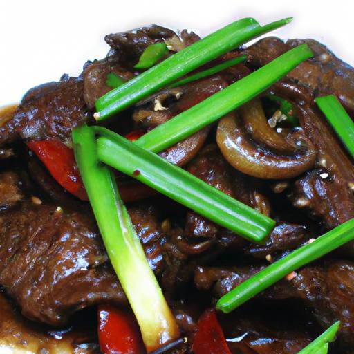 black pepper beef stir fry