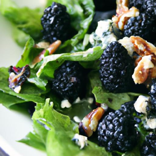 Blackberry and Blue Cheese Salad