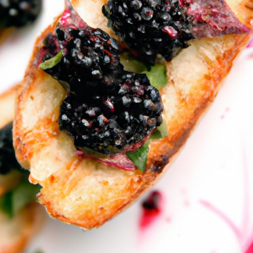 blackberry bruschetta