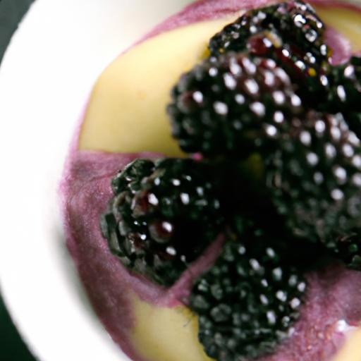 Blackberry Custard