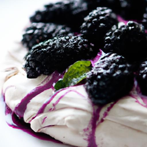 Blackberry Pavlova