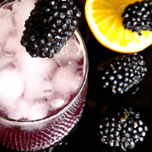 blackberry rye fizz