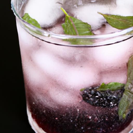 blackberry sage italian soda