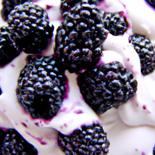 blackberry whipped cream