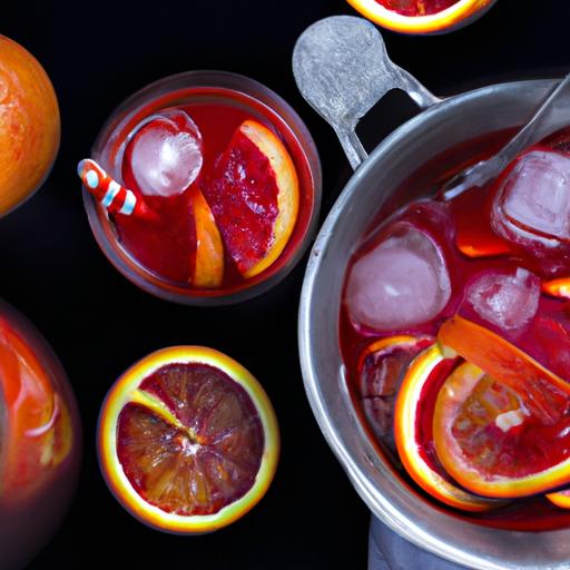 blood orange italian soda