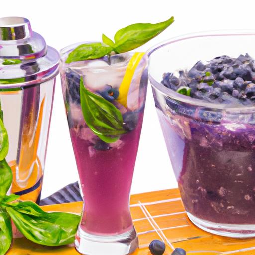 Blueberry Basil Lemonade