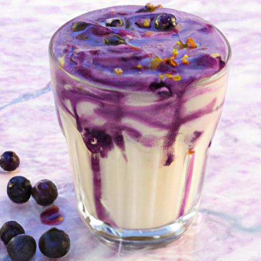 blueberry cheesecake milkshake