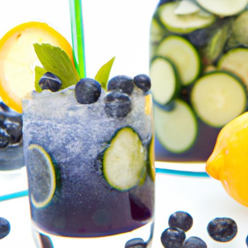 blueberry cucumber lemonade