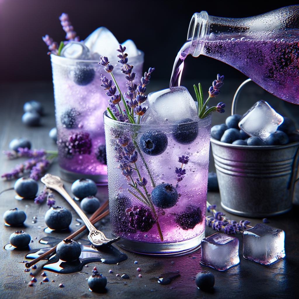 blueberry lavender italian soda