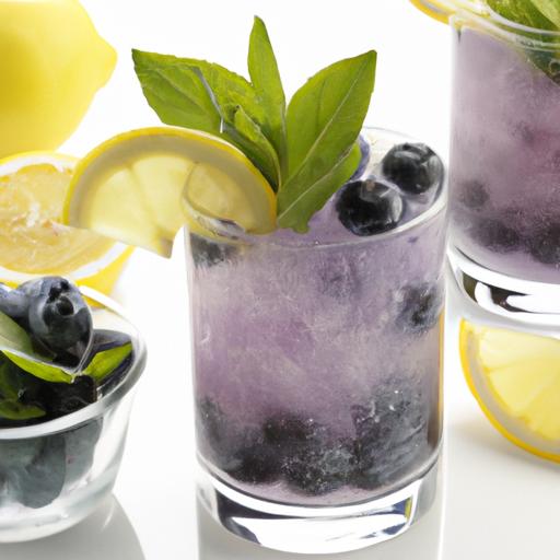 blueberry lemon mint cooler