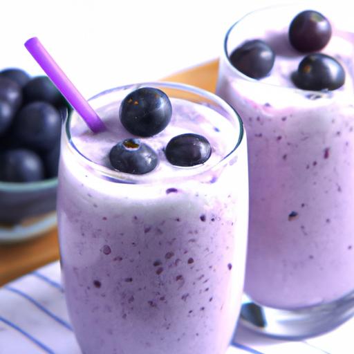 blueberry milkshake