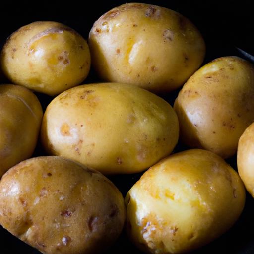 boiled potatoes