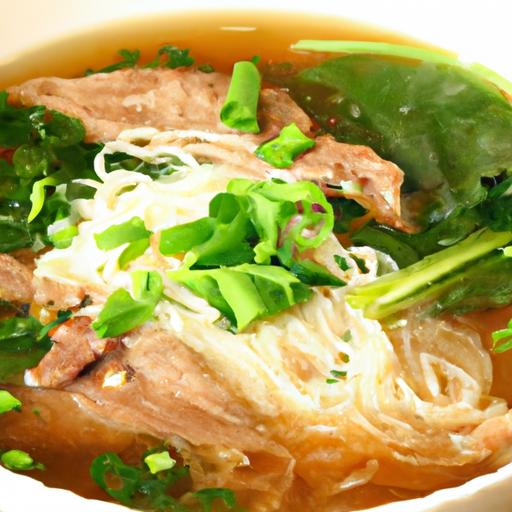 bok choy and beef noodle soup