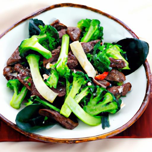 bok choy and broccoli beef stir fry