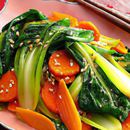 bok choy and carrot stir fry